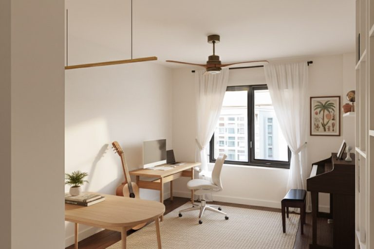 3D render of a BTO flat by Gemini AI